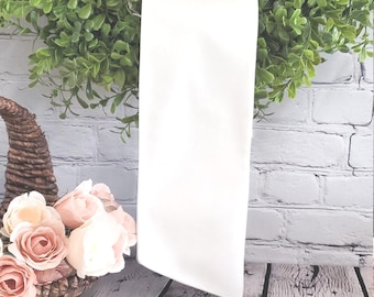 WHITE SOLID Wreath Sash, Wreath Sash, Door Hanger, Blanks for Embroidery, Home Decor, Easter