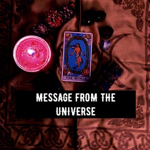Tarotkaart van de dag - Bericht uit het heelal - minilezing
