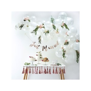 Arche de ballons en kit - Blanc