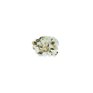 Confete de ouro branco azul celeste