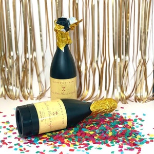 Konfettikanone - Champagnerflasche
