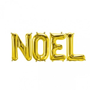 Globos mylar NAVIDAD - Dorado - CONFETTI MODERNO