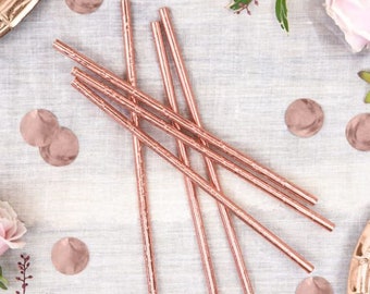 Pailles rose gold