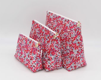 Liberty Print Zip Toiletry Bag / Washbag (other fabrics available)