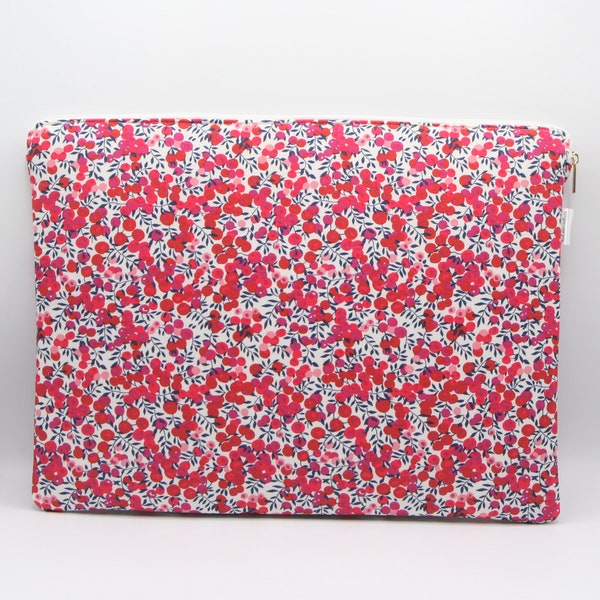 Liberty Print Padded Laptop Cover (optional personalisation, and choice of prints/sizes)