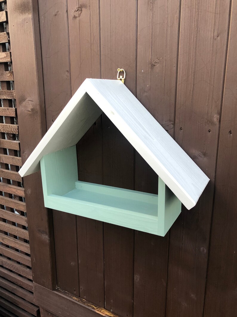 Wall Mounted Bird Feeder Etsy