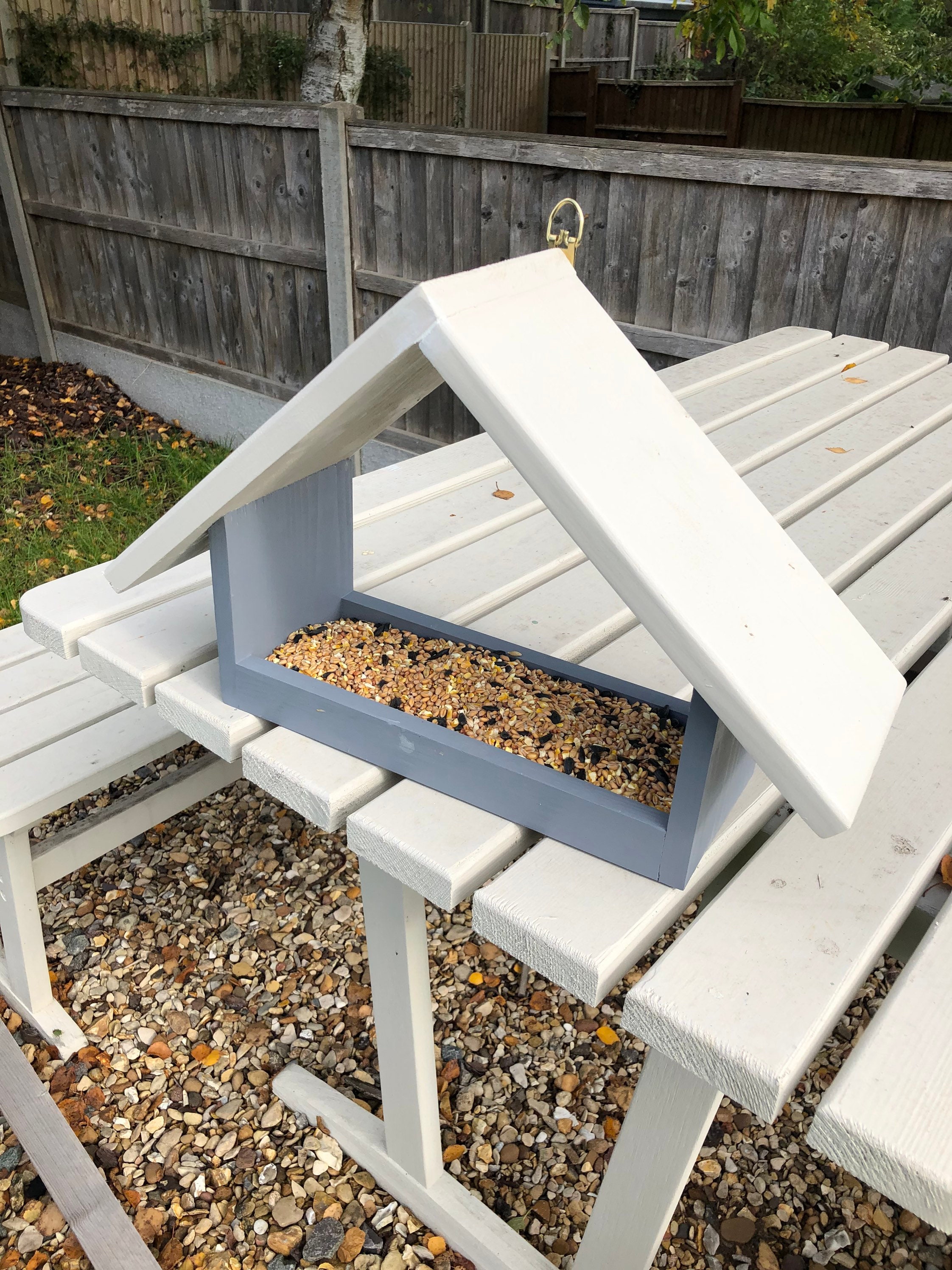 Wall Mounted Bird Feeder - Etsy UK