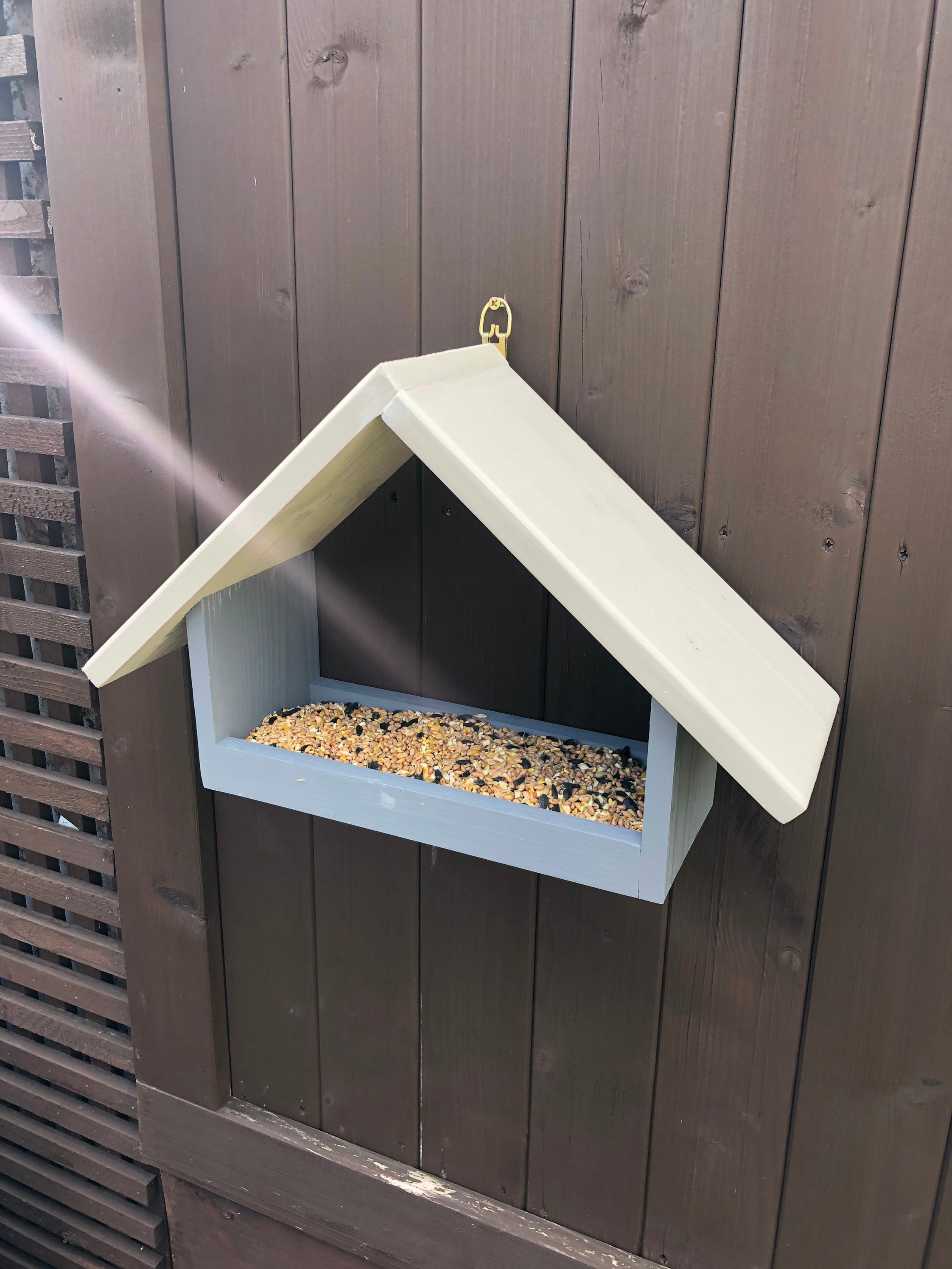 Wall mounted bird feeder Etsy