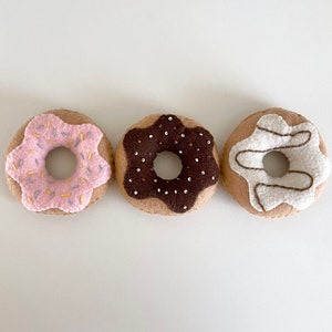 Felt Donut | Felt Food | Pretend Play | Toy Kitchen Play Food