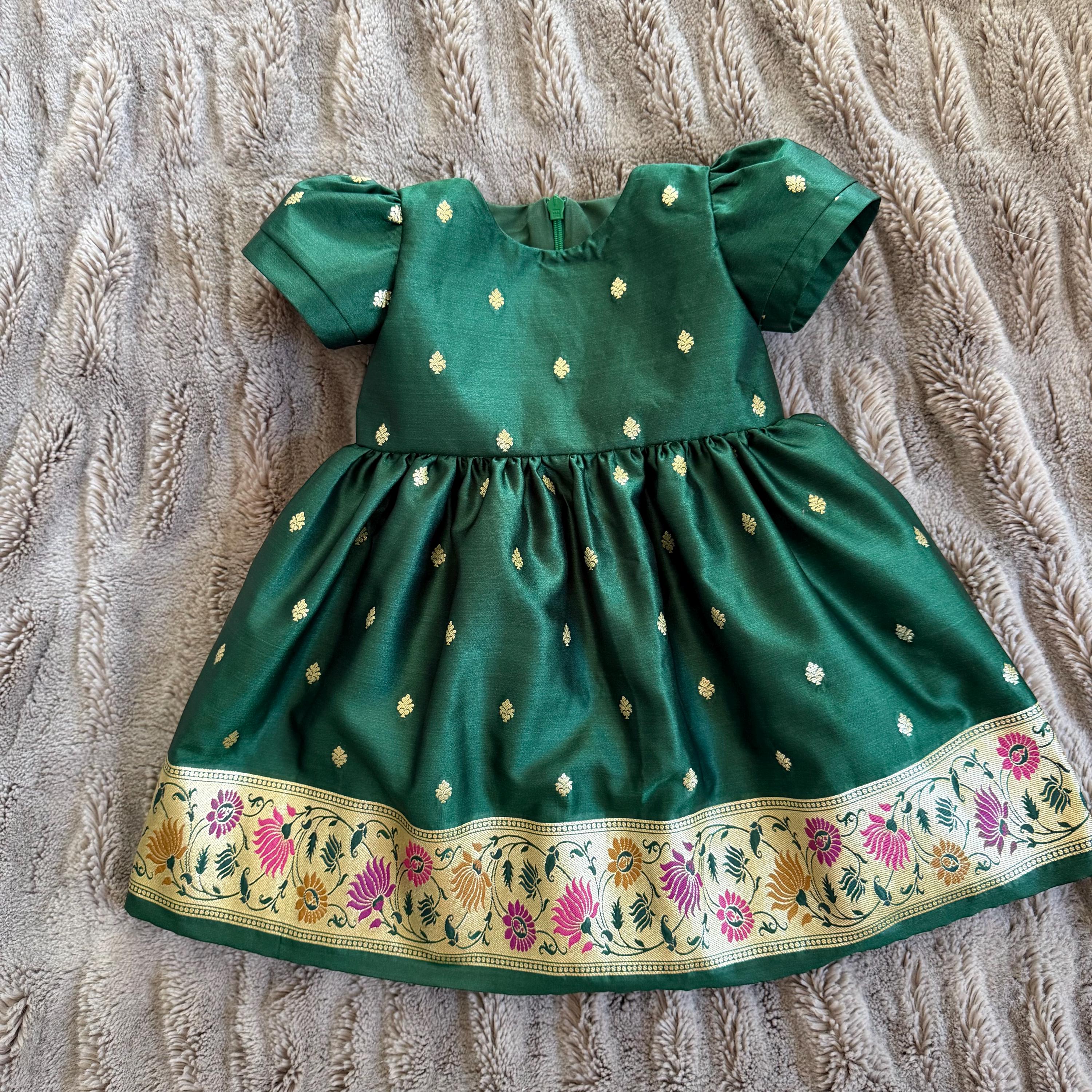 Emerald Green Dress for Toddlers - Etsy