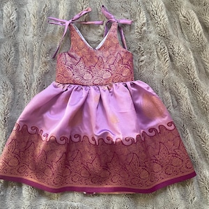 Purple infant dress-EID outfit-Indian Dress-Diwali outfit-infant pattu Pavadi-Purple