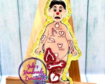 Surgery Shaker Badge Reel: Funny Operating Room Faceplate