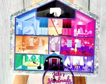 TS inspired House - Faceplates or Interchangeable Badge Reels, Lanyards, Bag Charms & Keychains- Jakis Handmade Creations