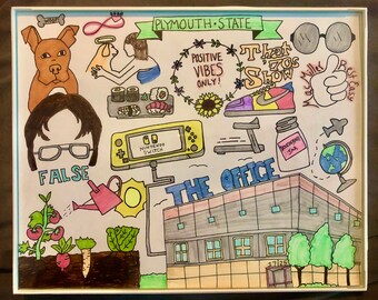 Personalized Illustrated Collage | Custom Art Gift for Loved Ones