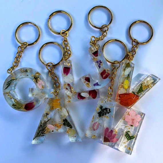 Initial Keychain Epoxy