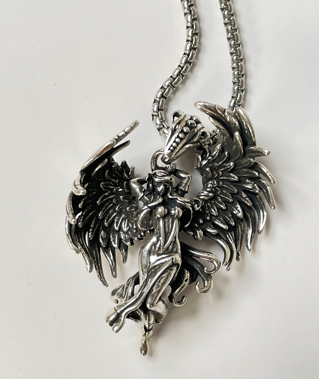 国内で当店のみ Devil666ish - Fallen angel choker set il_1080xN.4737971518_10qx.jpg