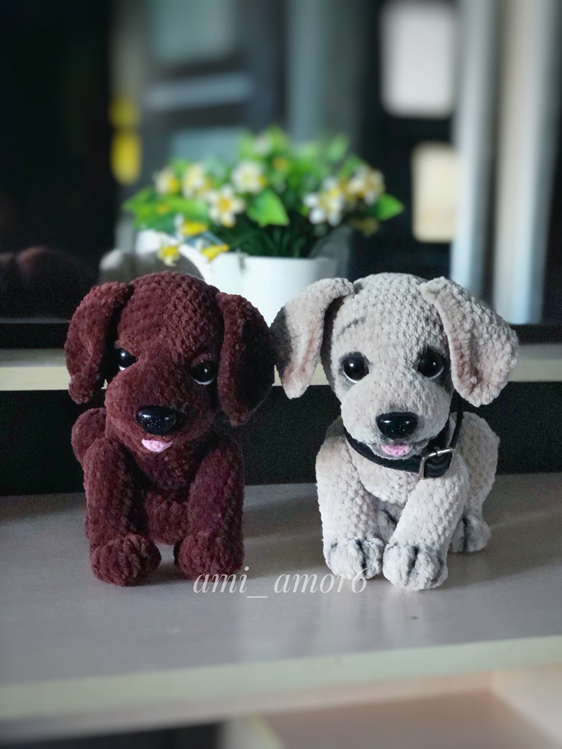 Labrador dog amigurumi Crocheted Labrador Retriever PDF Etsy