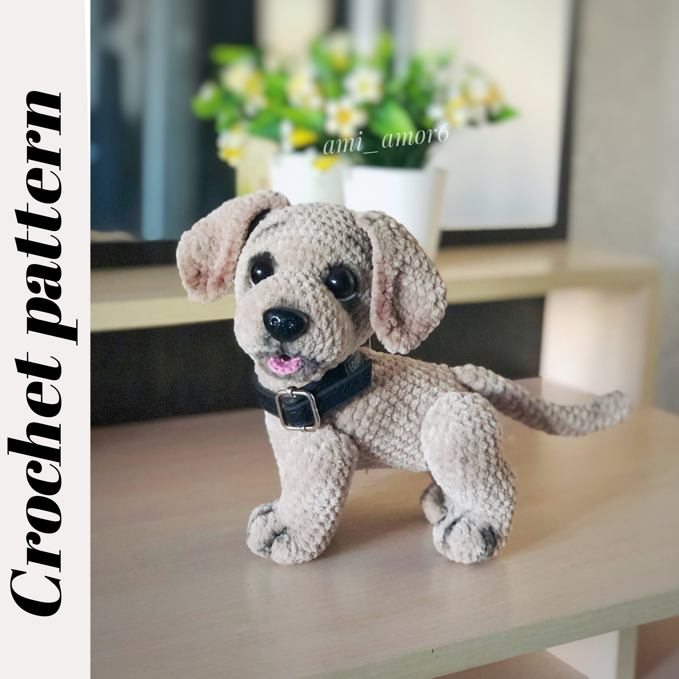 Labrador dog amigurumi Crocheted Labrador Retriever PDF Etsy