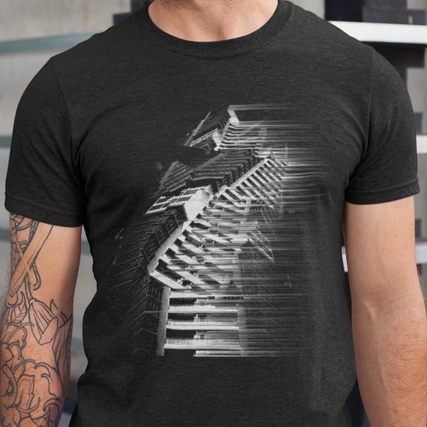 Surreal Architecture TShirt, Psychedelic Architecture Shirt, Deconstruction Tee