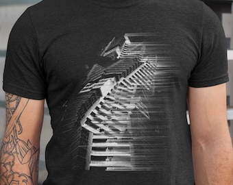 Surreal Architecture TShirt, Psychedelische Architektur Shirt, Dekonstruktion T-Shirt