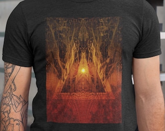 TShirt dystopique, Chemise Dark Surrealism, Dark Psychedelic Tee