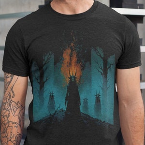 Demonic Priests TShirt, Dark Surrealism Shirt, Satanic Horror Tee