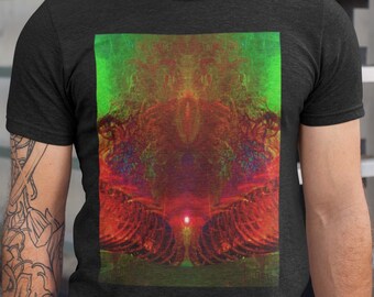 Psychedelic Dystopian TShirt, Dark Surrealism Shirt, Dark Trippy Tee