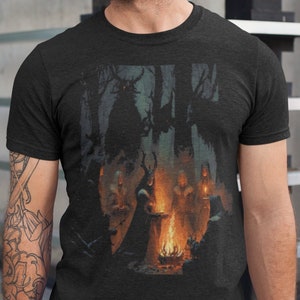 Witches Sabbath TShirt, Black Magic Ritual Shirt, Witchcraft Tee