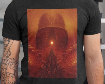 Dark Surrealism T-Shirt: Psychedelic Abstract Art Tee