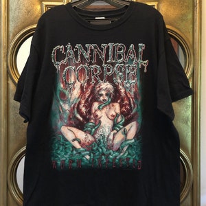 CANNIBAL CORPSE 2002 Worm Infested Vintage TShirt with Back Print