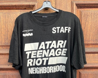 ATARI TEENAGE RIOT X Neighborhood Super Rare Authentic ATARI TEENAGE RIOT X Neighborhood Super Rare Authentic