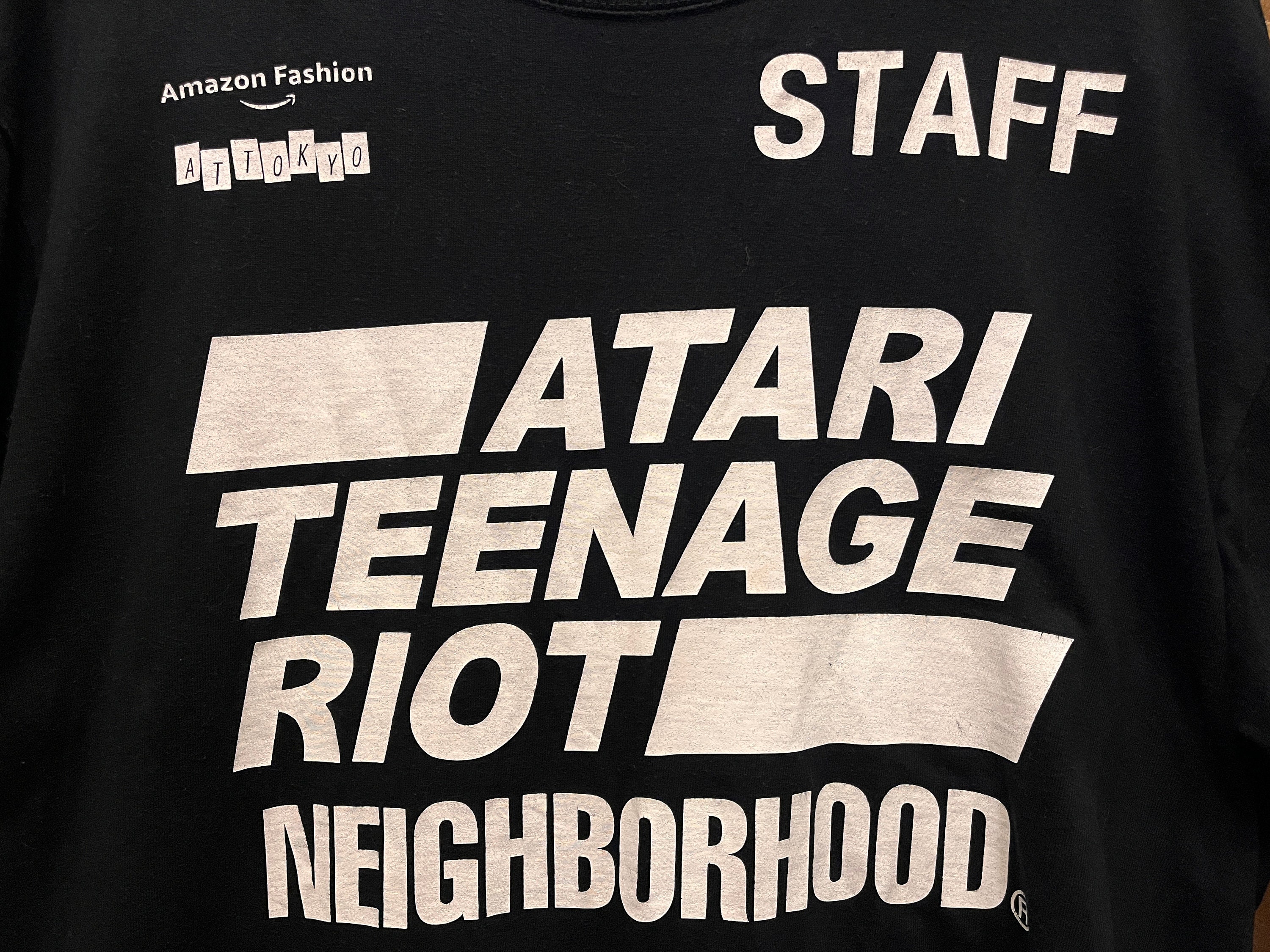 ATARI TEENAGE RIOT x Neighborhood Super Rare Authentic Amazon ...