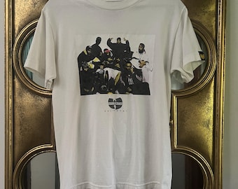 90'sウータンクラン Tシャツ　rap tee Vintage Red Wu Wear Wu Tang Clan Rap Tee Men's Size XXL 90s Made