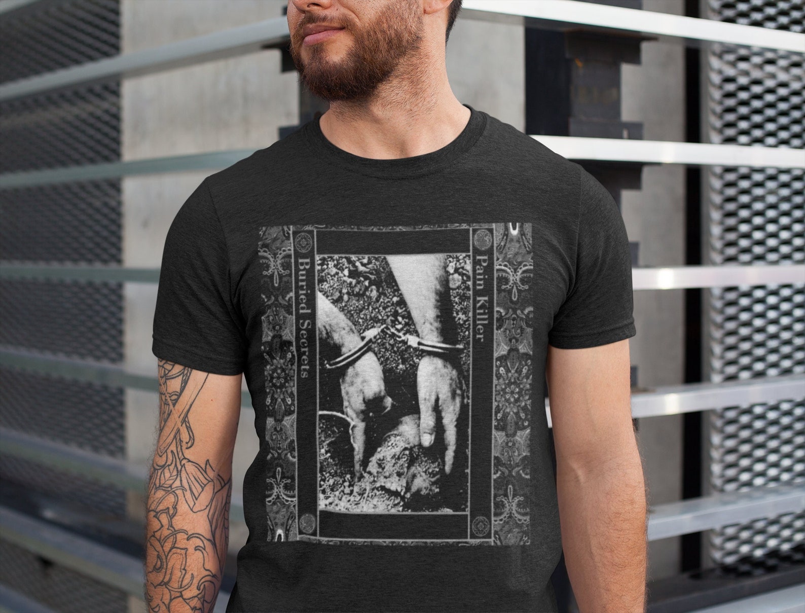 Pain Killer Buried Secrets Tshirt Avant Jazz Shirt John Zorn Etsy