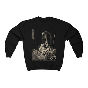 Judith Beheading Holofernes Sweater, Renaissance Decapitation Pullover, Harry Clarke Sweater