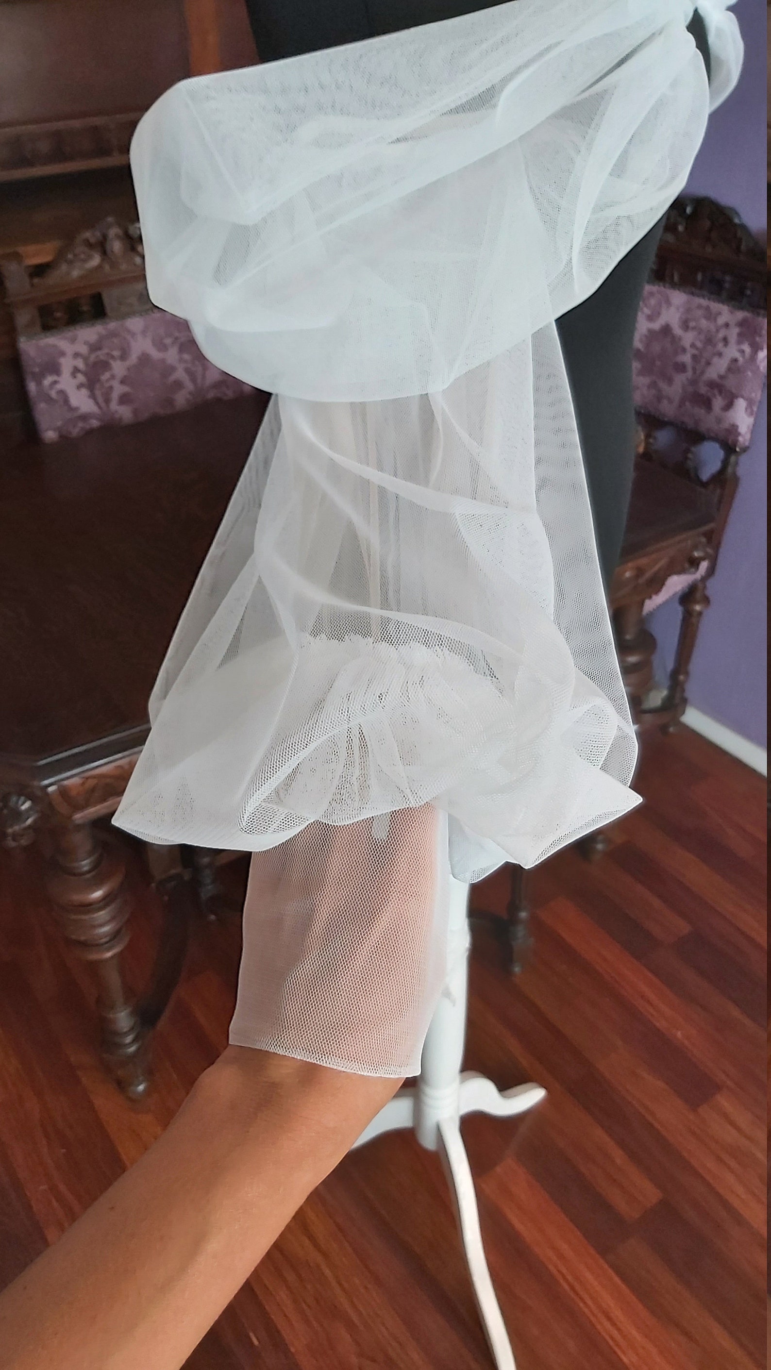 Removable Tulle Wedding Sleeves Puff Wedding Sleeves - Etsy