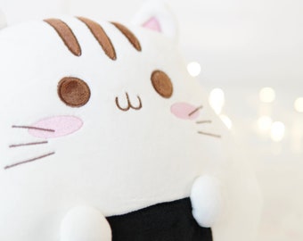 Gato de sushi onigiri de bolas de arroz