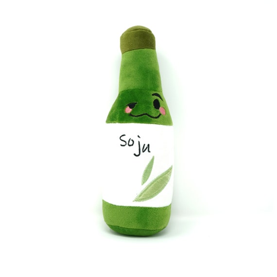 Soju Bottle Plush 10 Soft Cute Huggable Design Etsy Australia