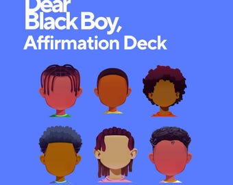 Dear Black Boy, Jeu de confirmations / Cartes de confirmation, Physique