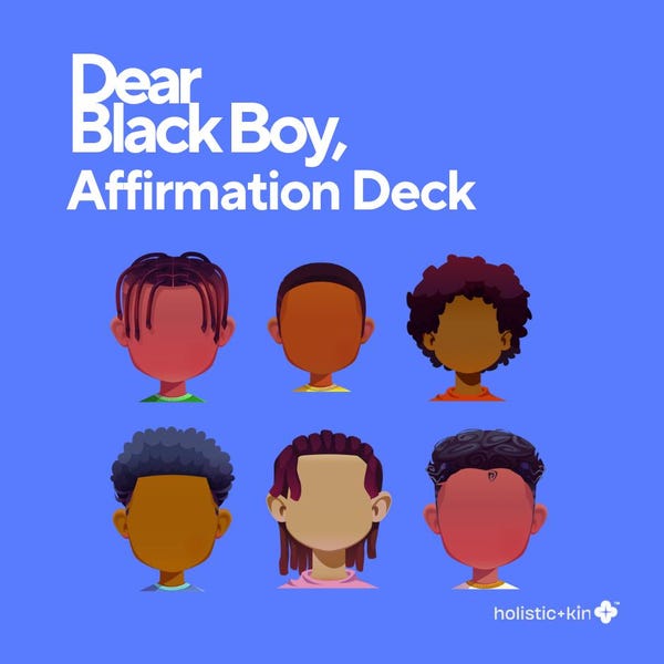 Dear Black Boy, Affirmation Deck / Affirmation Cards, Physical