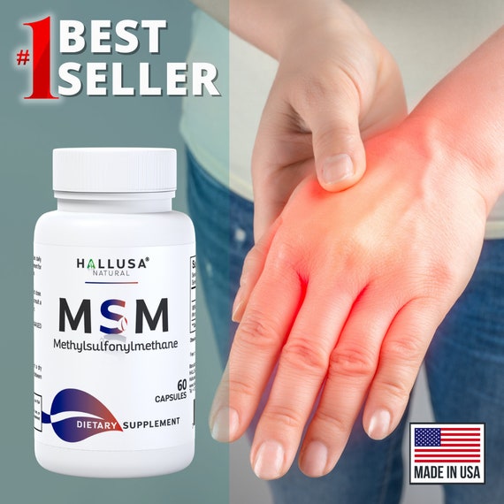 MSM 1000 Mg Joint Pain ARTHRITIS RELIEF Etsy