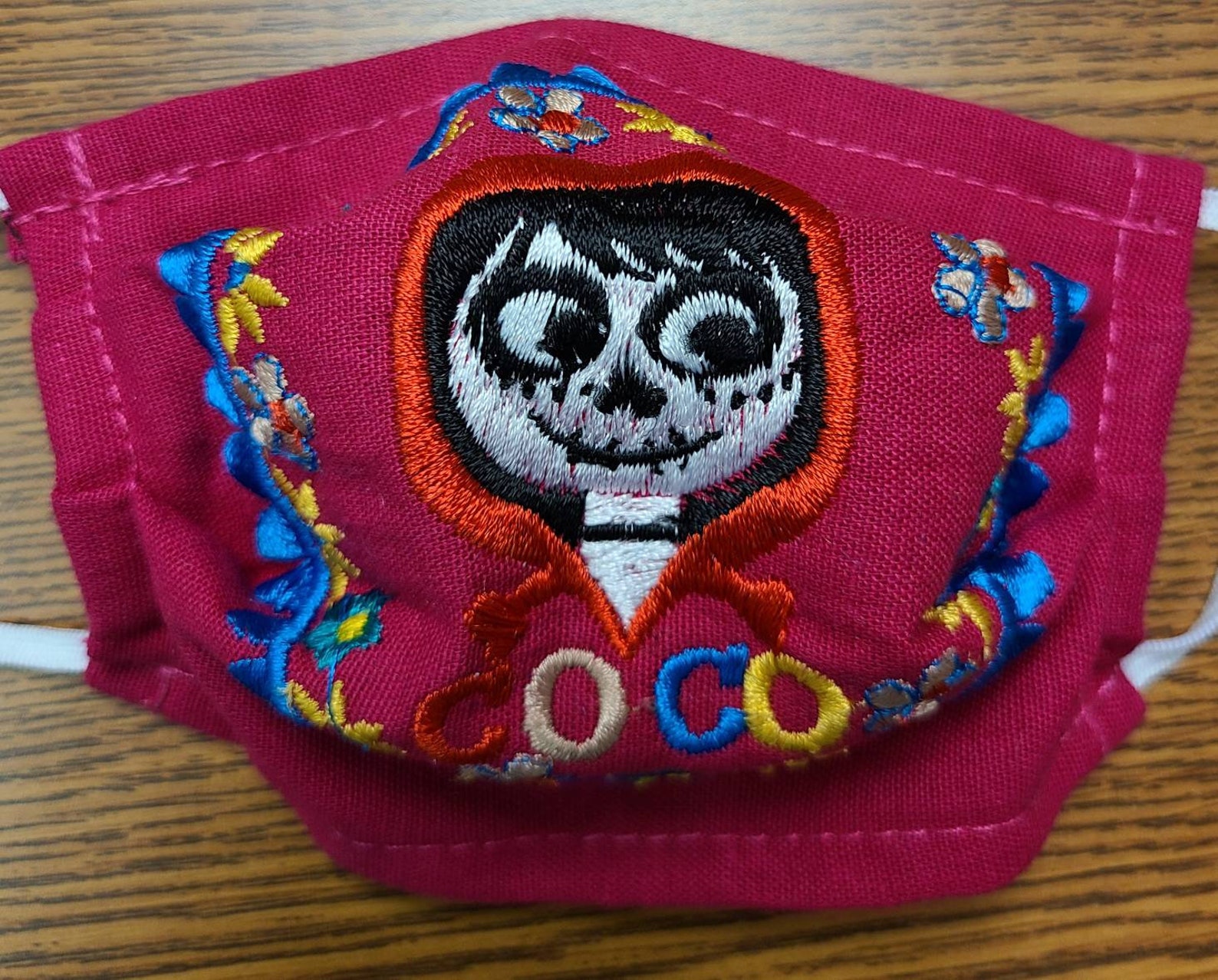 Kids COCO Embroidered Face Mask Disney Coco Mask | Etsy