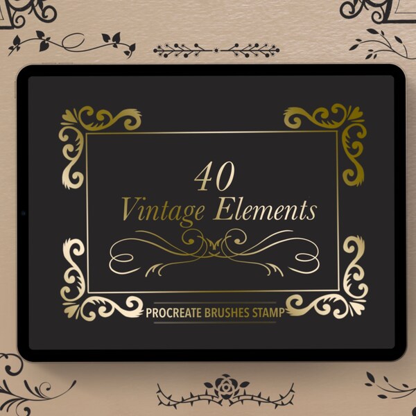 Vintage Swirl Frame Etsy