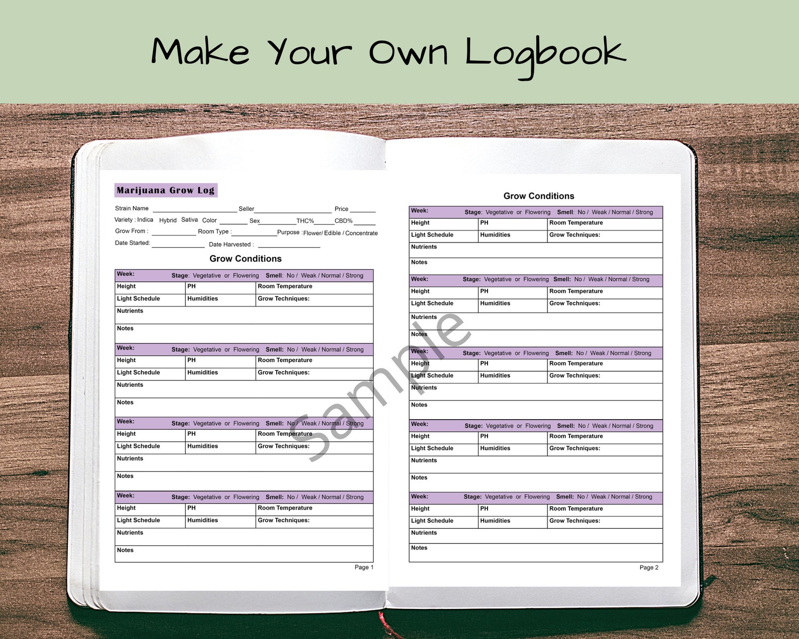 house-plants-journal-excel-and-pdf-template-plants-log-etsy-in-2021