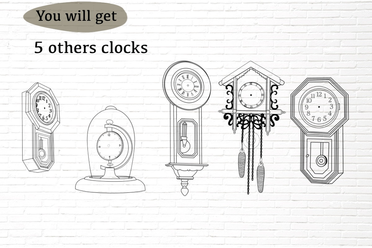 Clock Procreate,builder,procreate Brush Stamps,clock Design,clock