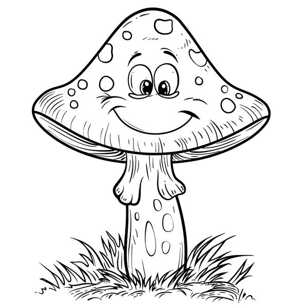 47 Happy Mushroom Adventure Kids Children Boy Girl Child Fun Whimsical Creative Coloring Book Digital Printable Pages