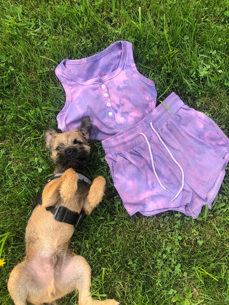 Tie dye ice dye lounge set!
