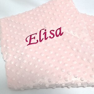 Gepersonaliseerde babydeken, geborduurde naam, pasgeboren babycadeau, moeder, geborduurde deken, deken met naam