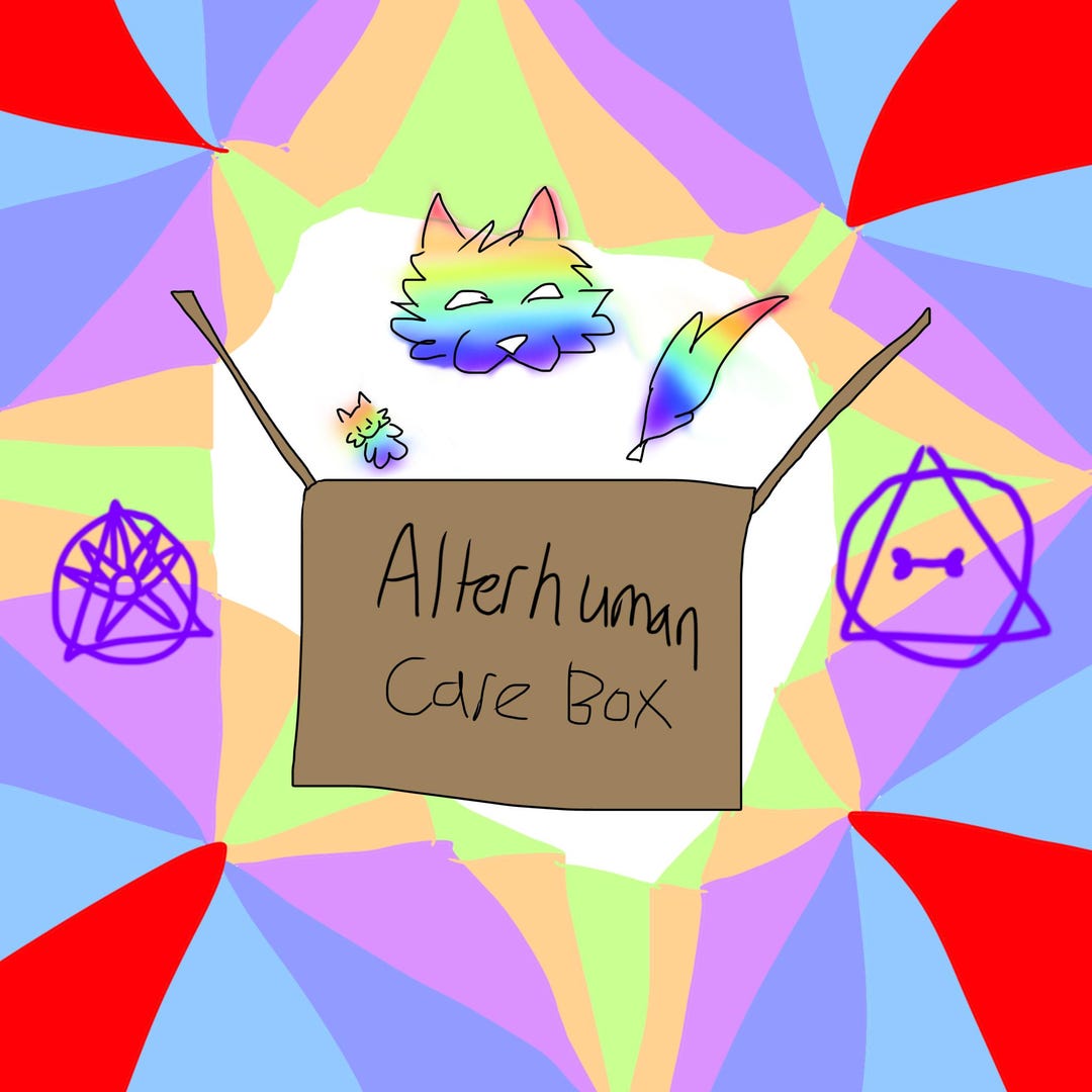 Therian/otherkin/fictionkin Custom Mystery Care Package by Kintype - Etsy