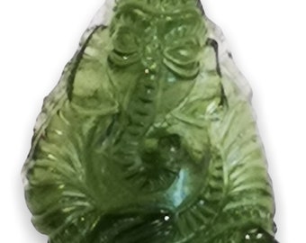 Starborn Moldavite Carving Ganesha 5,63 g